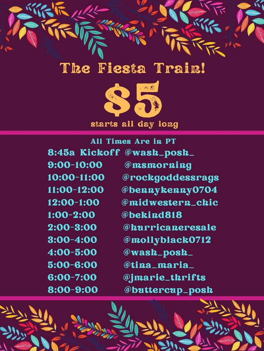 ✨💃 Fiesta Train is LIVE 8/15 💃✨ - Picture 3 of 4
